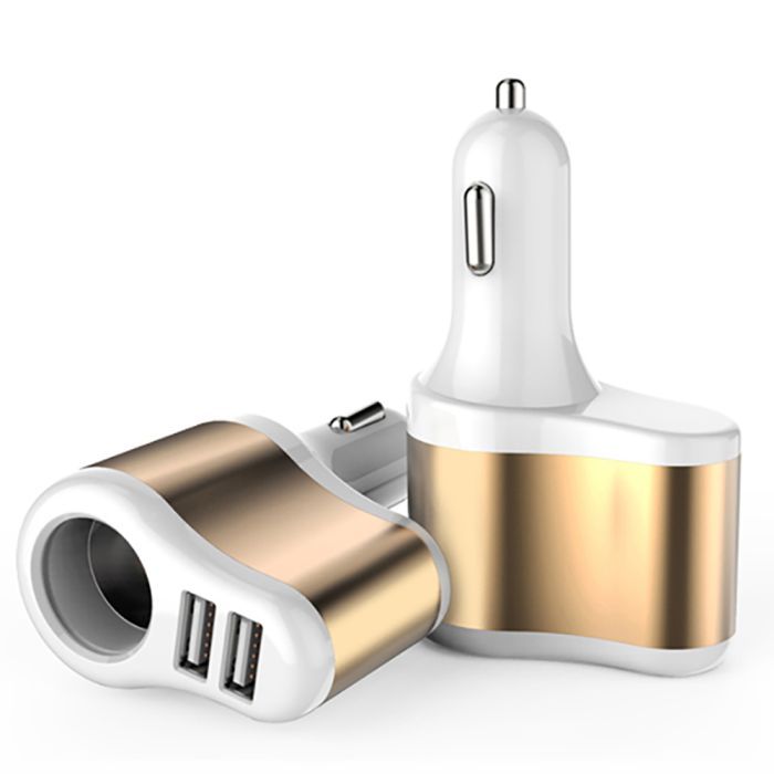 Зарядное устройство XoKo CC-303 2 USB 2.1A Gold / White Фото