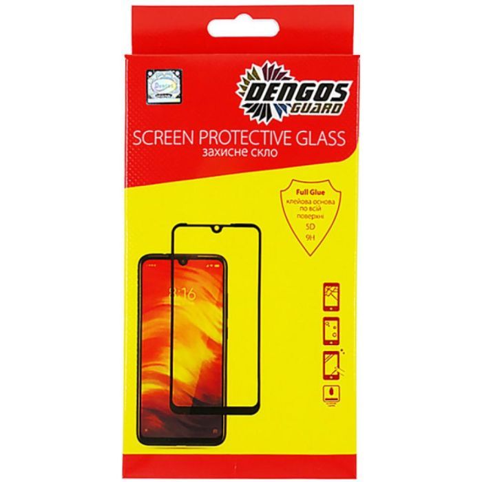 Стекло защитное Dengos POCO M3 Pro (black) Фото