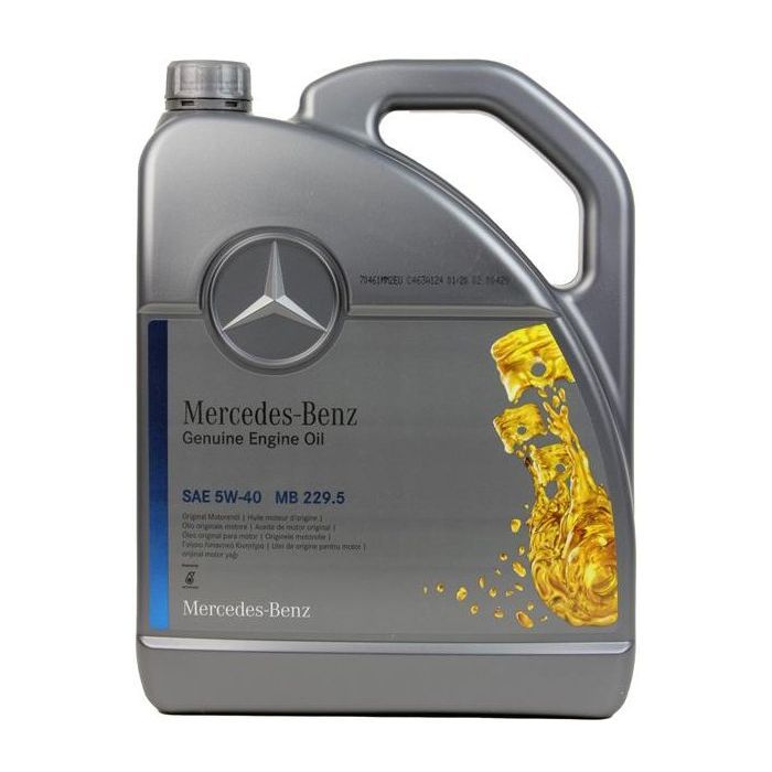 Моторное масло Mercedes-Benz 5W-40 5л. Фото