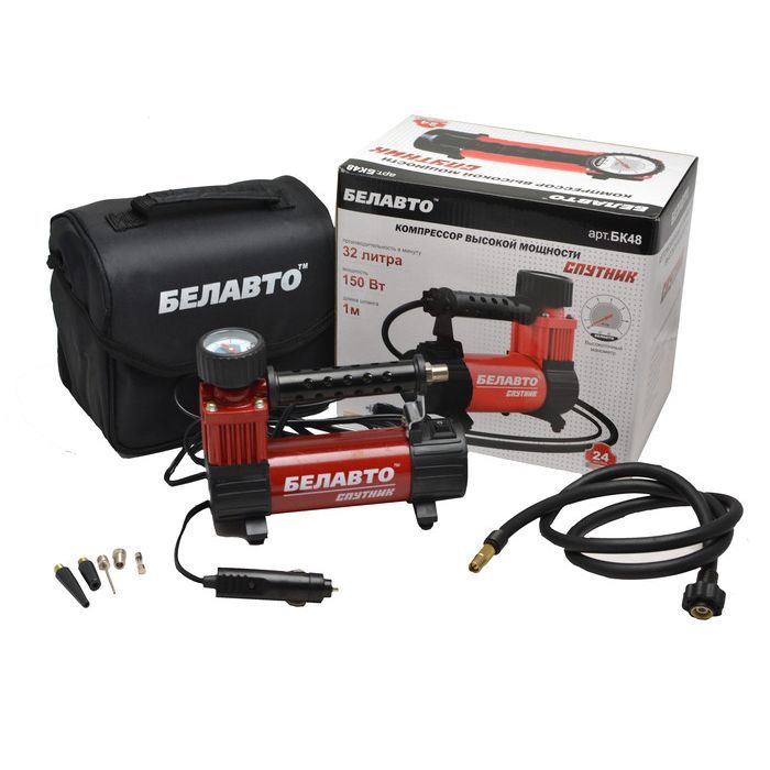 Автомобильный компрессор БЕЛАВТО Спутник 32 л / мин. Фото