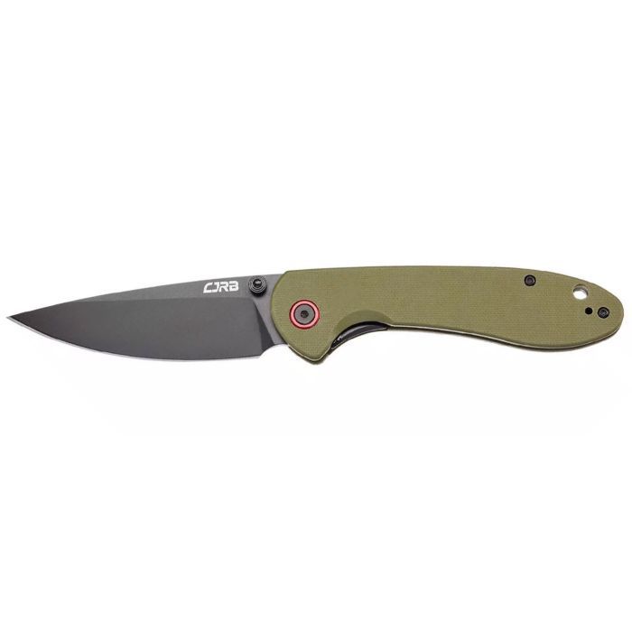 Нож CJRB Feldspar Black Blade G10 Green Фото
