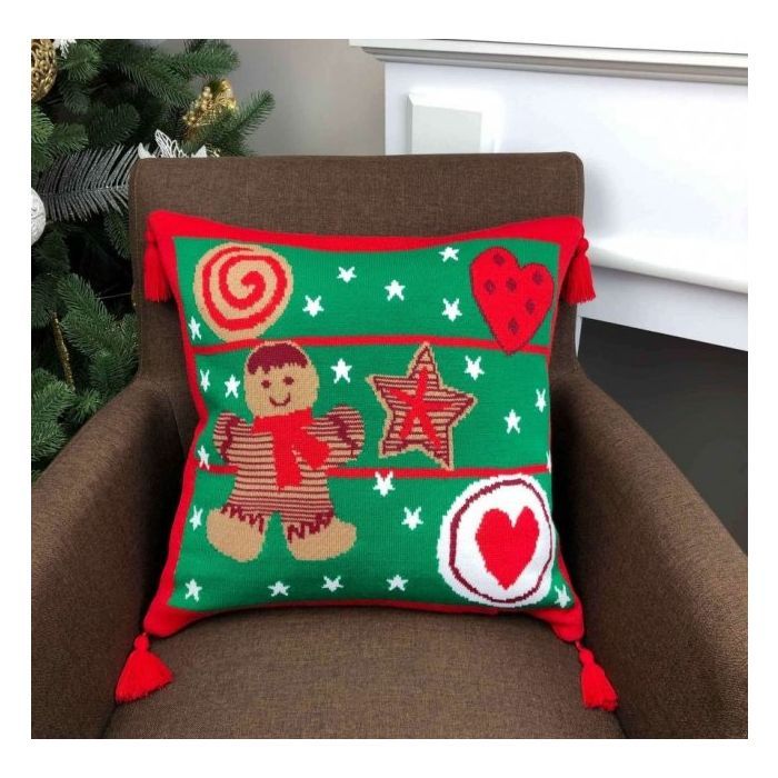 Наволочка Прованс Печенье Зеленое 45х45 см Фото