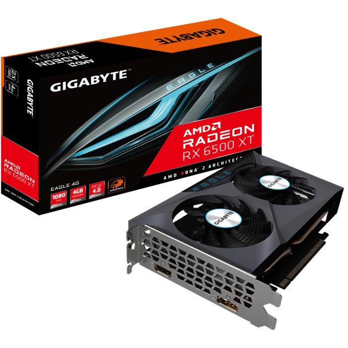 Видеокарта GIGABYTE Radeon RX 6500 XT 4Gb EAGLE Фото