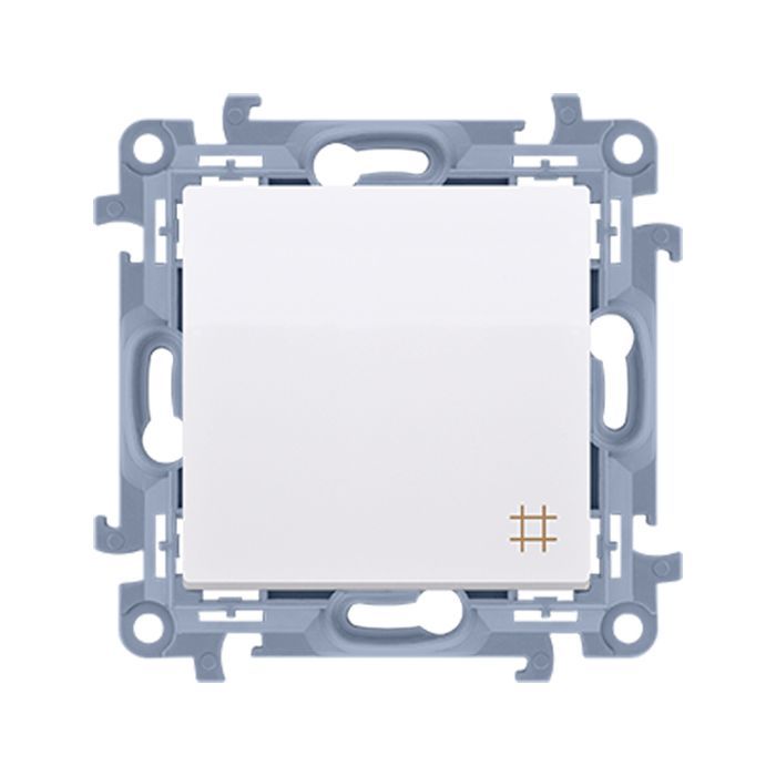 Выключатель Simon 1х, белый Фото