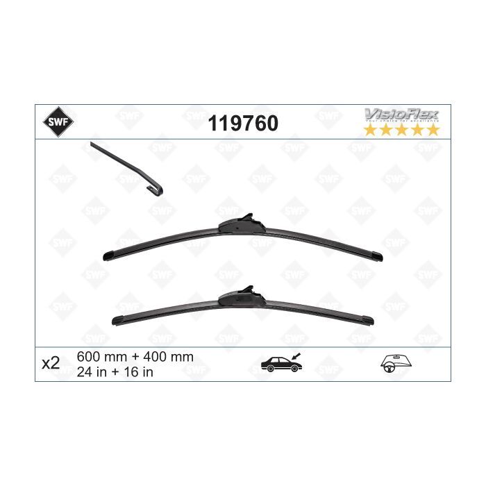 Щетка стеклоочистителя SWF 119760 Фото