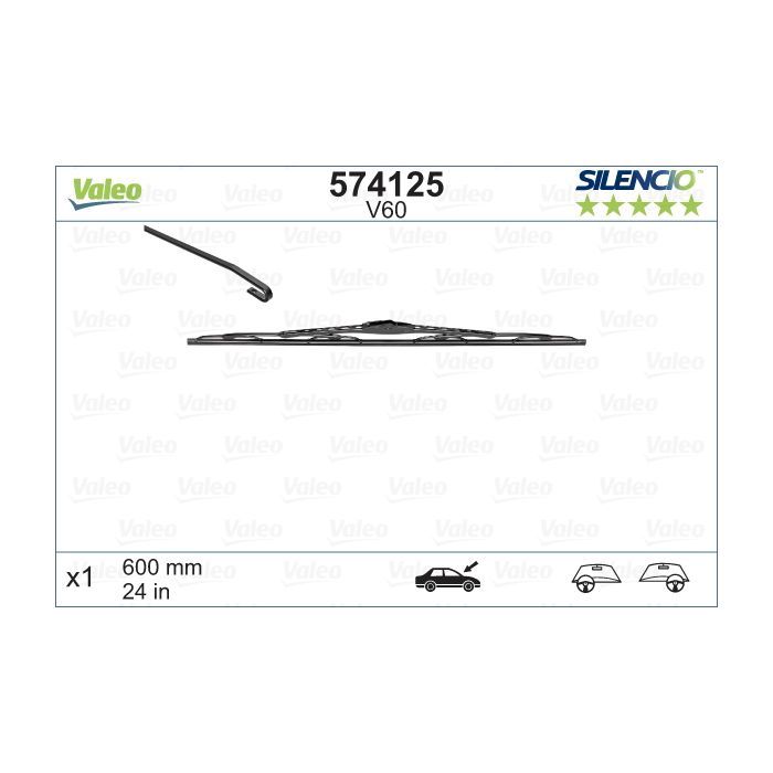 Щетка стеклоочистителя Valeo 574125 Фото