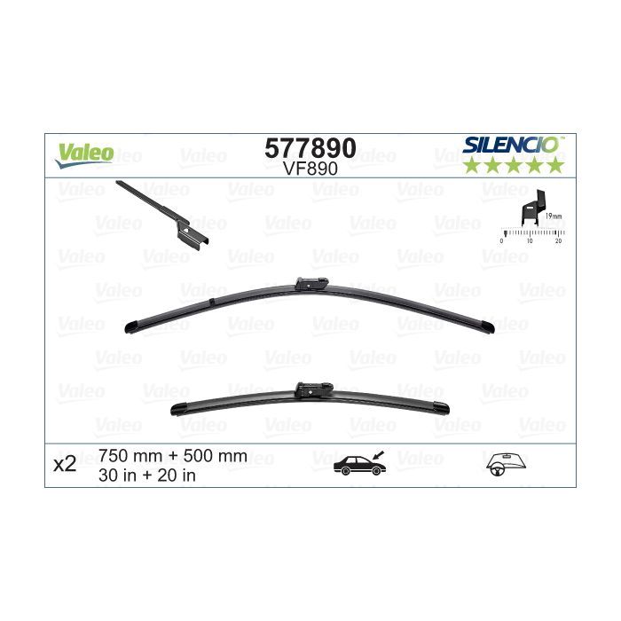 Щетка стеклоочистителя Valeo 577890 Фото