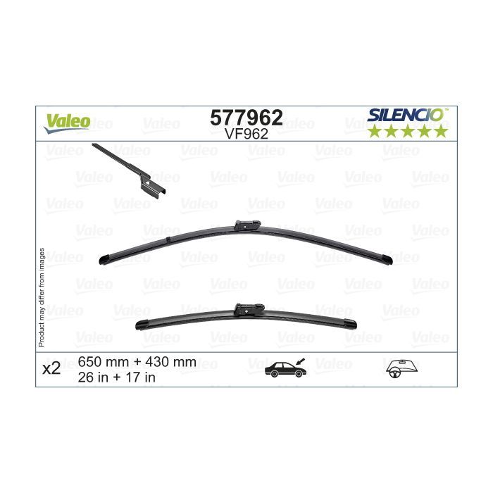 Щетка стеклоочистителя Valeo 577962 Фото