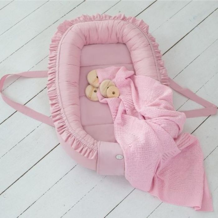 Кокон для новорожденных Верес Macaroon Raspberry Фото
