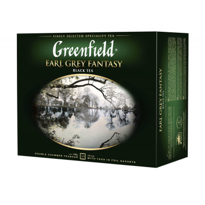 Чай Greenfield 2г * 50 пакет Earl Grey Fantasy Фото
