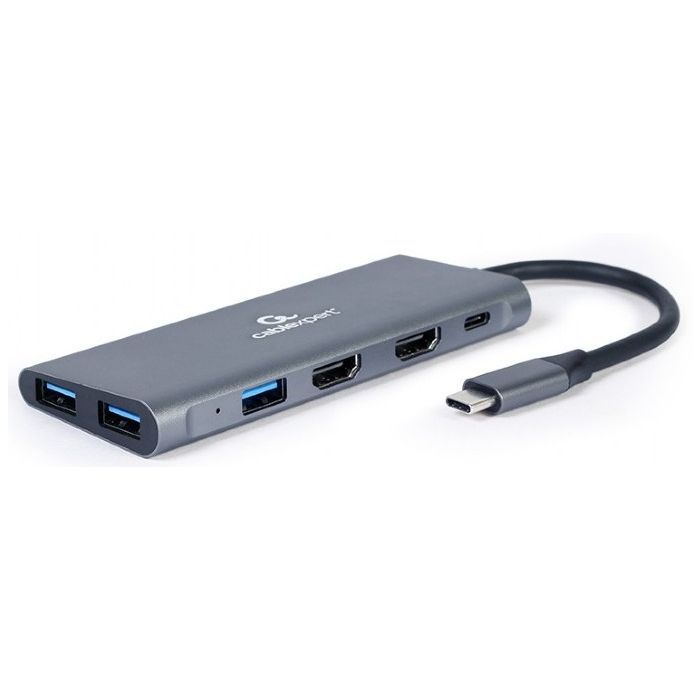 Концентратор Cablexpert USB-C 3-in-1 (HUB/HDMI/PD) Фото