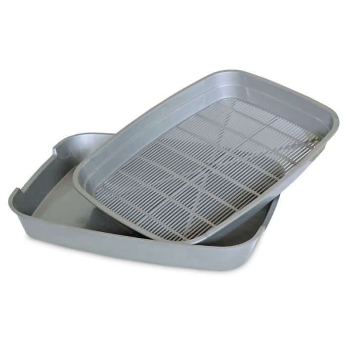 Туалет для кошек Природа с сеткой N1 (цвета в ассортименте) Фото