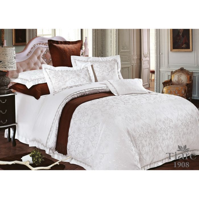Постельное белье Tiare 1908 Сатин Жаккард євро Фото
