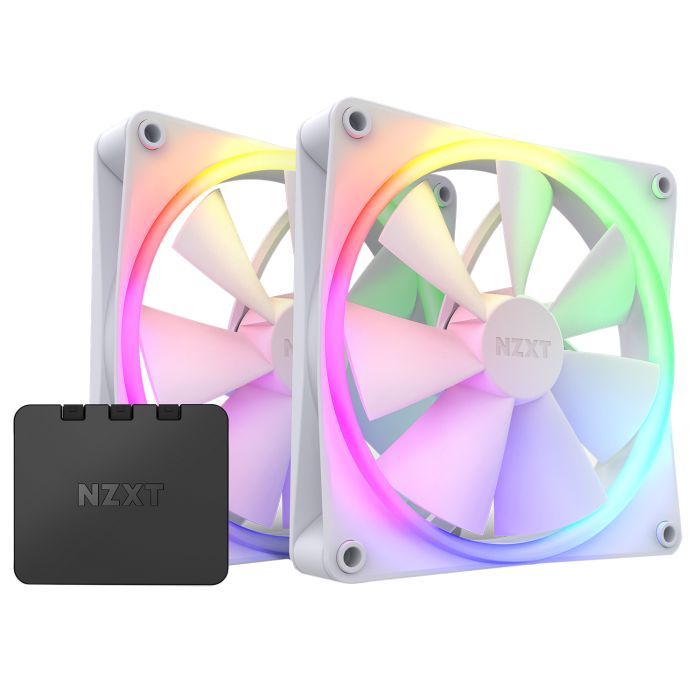 Кулер для корпуса NZXT F140RGB Twin (White) Фото