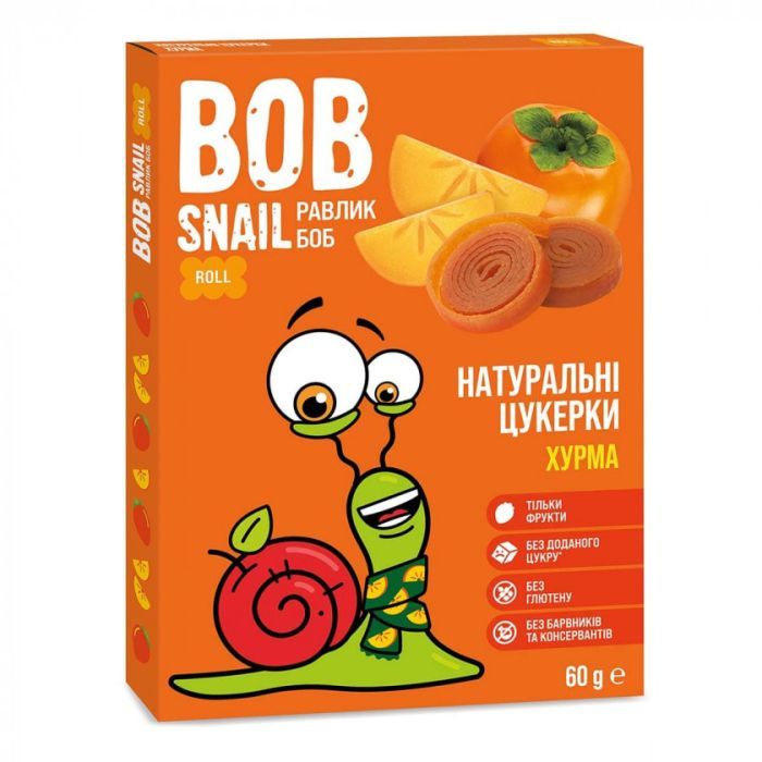 Конфета Bob Snail Улитка Боб Хурма, 60 г Фото
