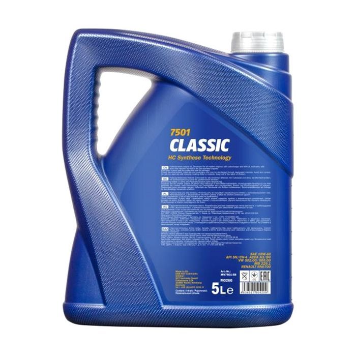 Моторное масло Mannol CLASSIC 5л 10W-40 Фото 1
