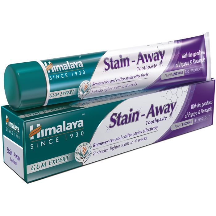 Зубная паста Himalaya Herbals Stain-Away відбілююча проти плям 75 мл Фото