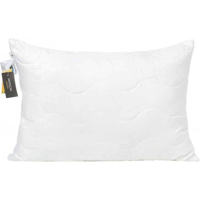 Подушка MirSon вовняна №1609 Eco Light White Середня Фото