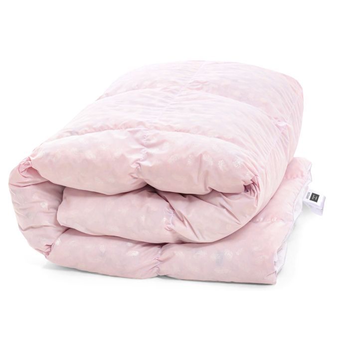Одеяло MirSon пухова №1856 Bio-Pink 90% пух Зима + 200x220 Фото
