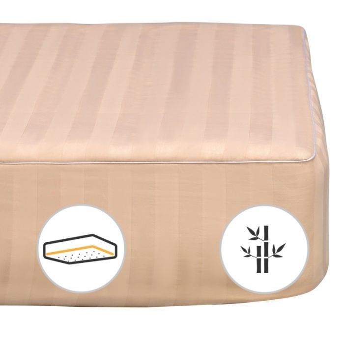 Наматрасник MirSon Carmela Bamboo 613 180х200 см Фото