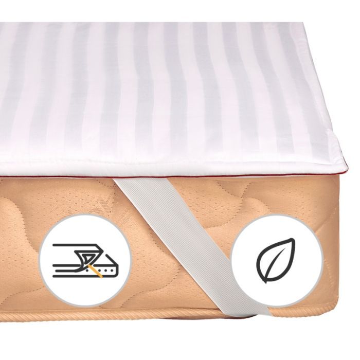 Наматрасник MirSon Deluxe с Тенсель (Modal) 337 80x190 см Фото