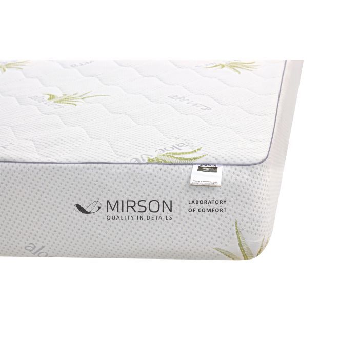 Наматрасник MirSon №1031 Alberto Bamboo Aloe Vera 100х200 см Фото