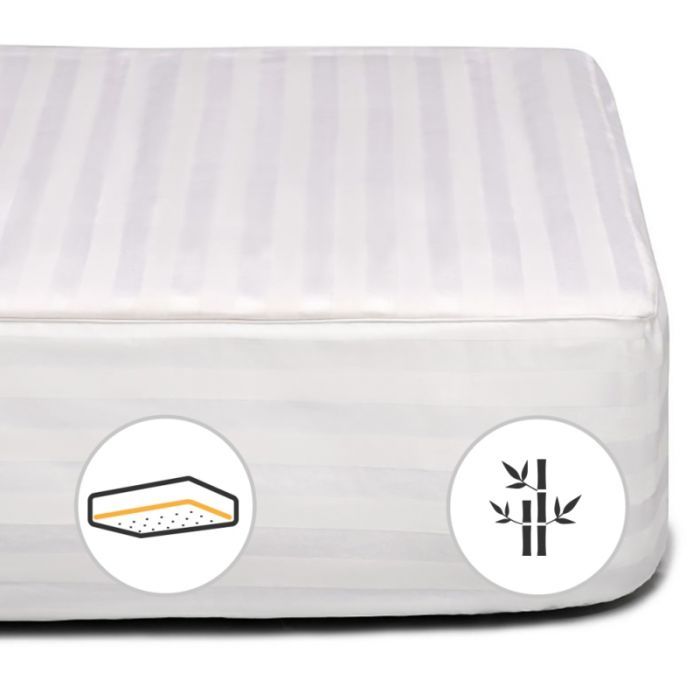 Наматрасник MirSon Royal Bamboo 614 90х200 см Фото