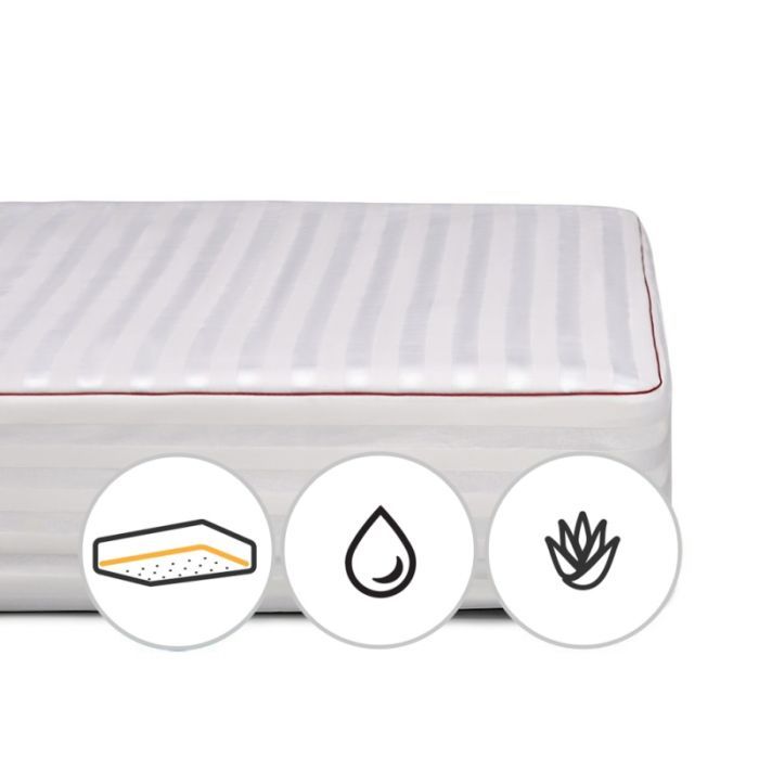 Наматрасник MirSon DeLuxe Woollen Aloe Vera 246 1 Фото
