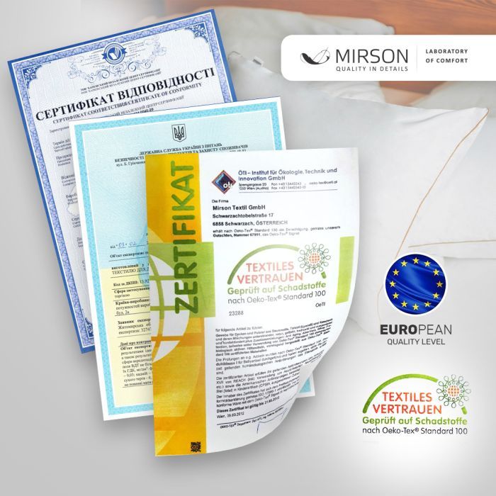 Одеяло MirSon антиалергенна з Tencel (Modal) Зима №4107 Color Fu Фото 6
