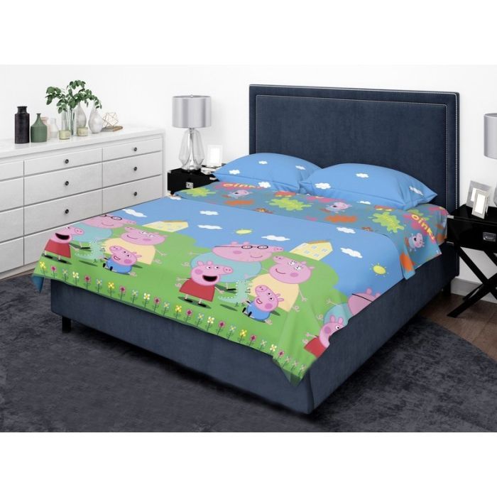 Постельное белье MirSon Бязь 17-0507 Peppa Семейный Фото