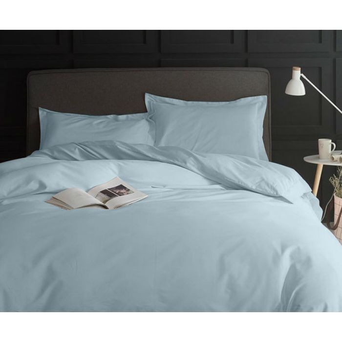 Постельное белье MirSon Сатин 0843 Grey Blue 200х220 Фото