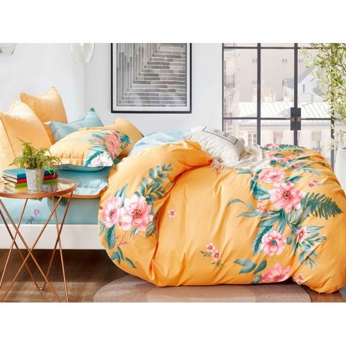 Постельное белье MirSon Сатин Premium 22-1267 Tropics 143х210 Фото