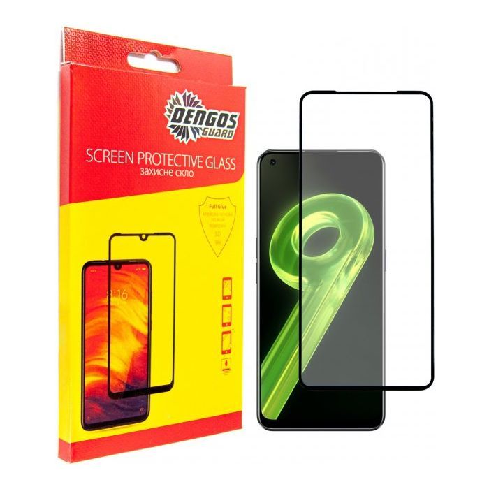Стекло защитное Dengos Full Glue Realme 9 Pro Фото