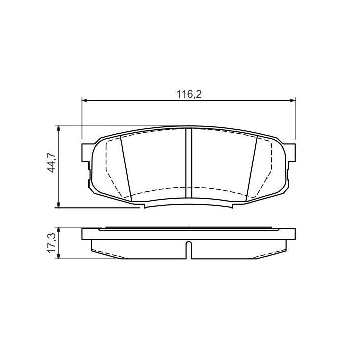 Тормозные колодки Bosch 0 986 494 380 Фото