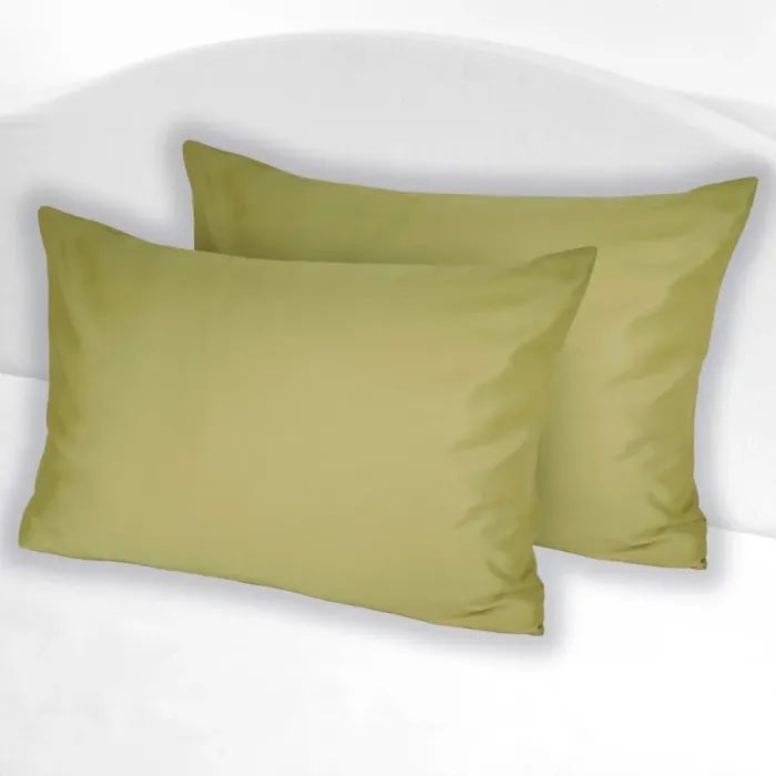 Наволочка Ярослав Сатин оливковый 05 50х70 Фото
