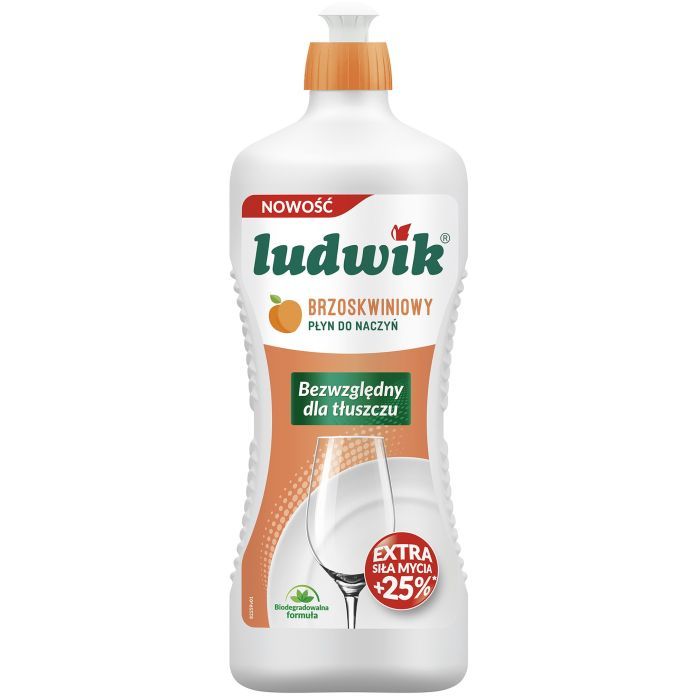 Средство для ручного мытья посуды Ludwik Персик 900 г Фото