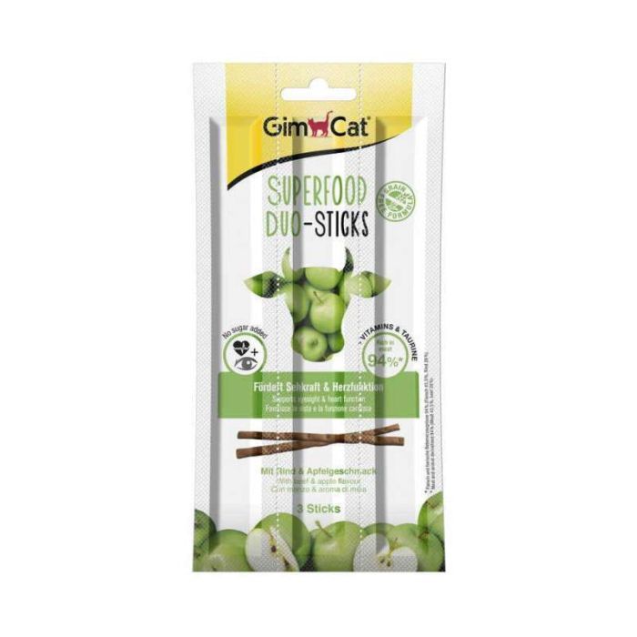 Лакомство для котов GimCat Superfood Duo-Sticks 3 шт (говядина) Фото