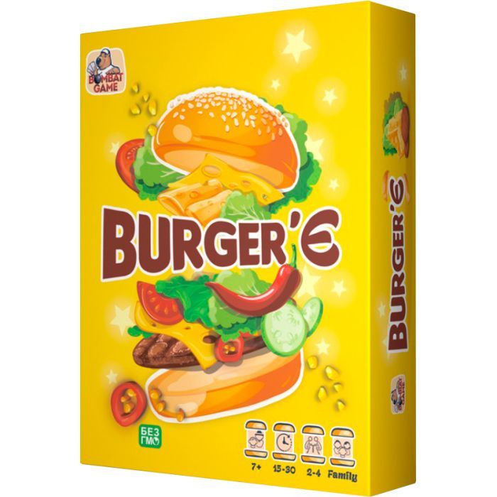 Настольная игра Bombat game Burger'Є Фото