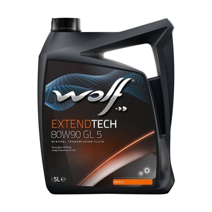 Трансмиссионное масло Wolf EXTENDTECH 80W90 GL 5 5л Фото