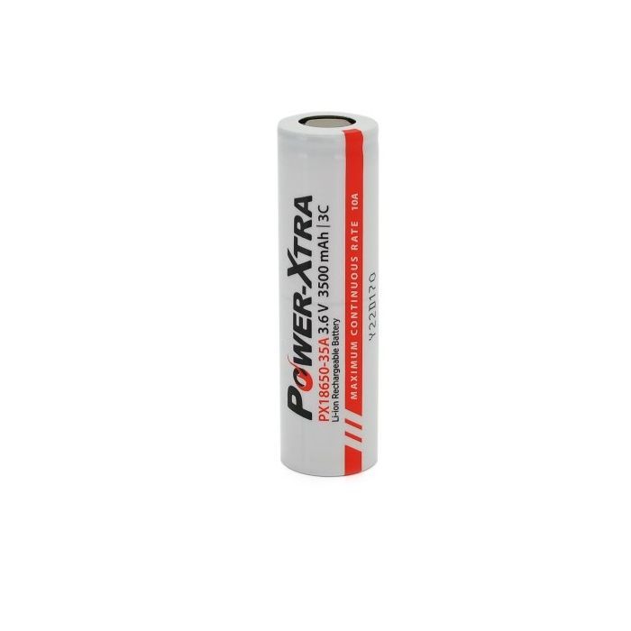 Аккумулятор Power-Xtra 18650 3500mAh, 3.6V, white Фото