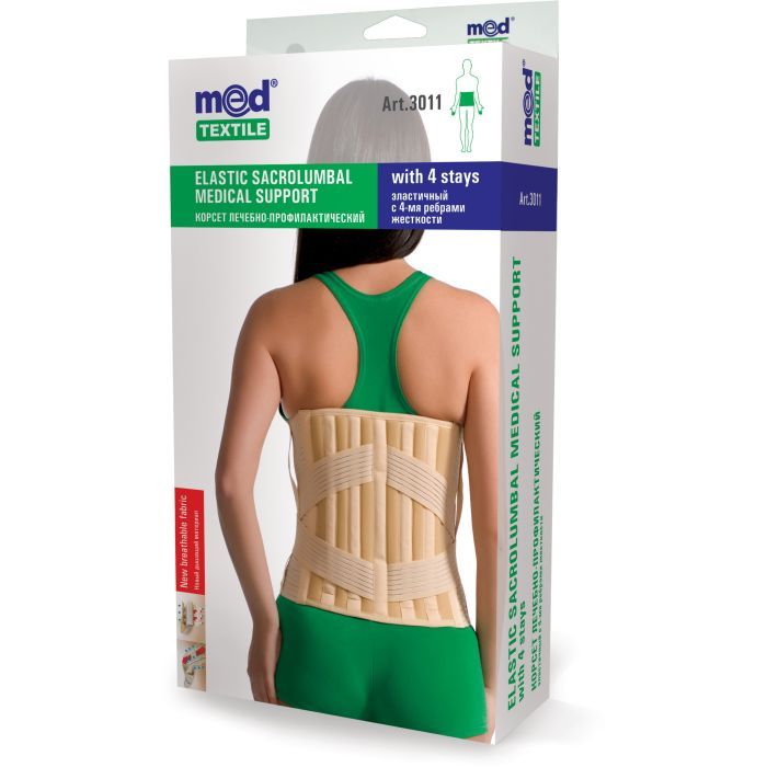 Корсет MedTextile Корсет лікувально-профілактичний еластичний, розмі Фото