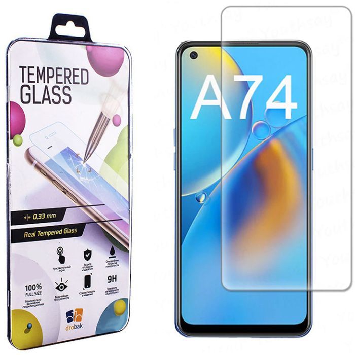 Стекло защитное Drobak OPPO A74 Фото