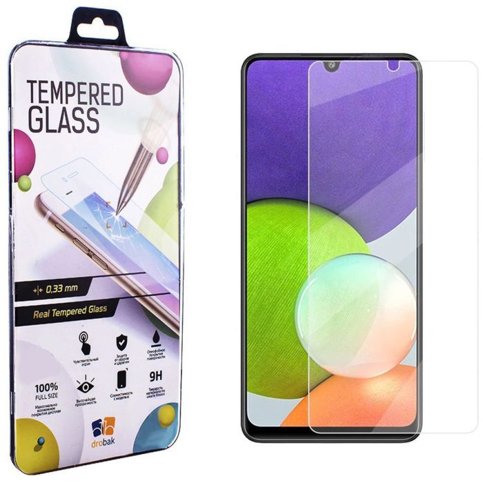 Стекло защитное Drobak Samsung Galaxy A22 Фото