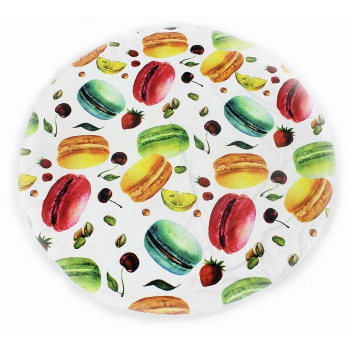 Полотенце MirSon пляжное №5066 Summer Time Macaroons 150x150 см Фото