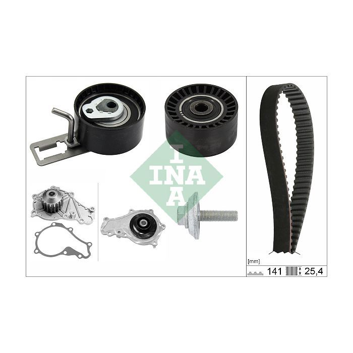 Комплект ремня ГРМ с помпой INA 530 0578 30 Фото