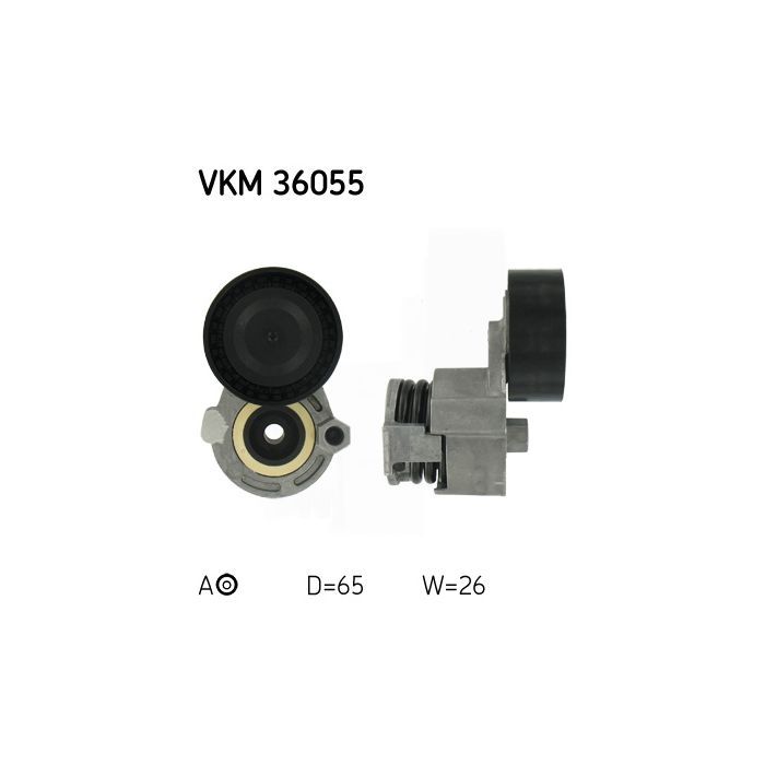 Натяжитель ремня с роликом SKF VKM 36055 Фото