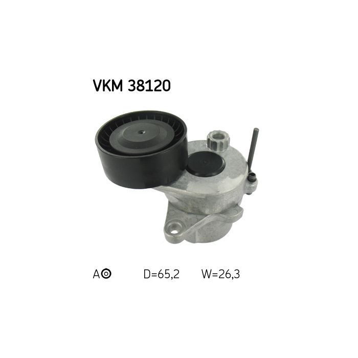 Натяжитель ремня с роликом SKF VKM 38120 Фото