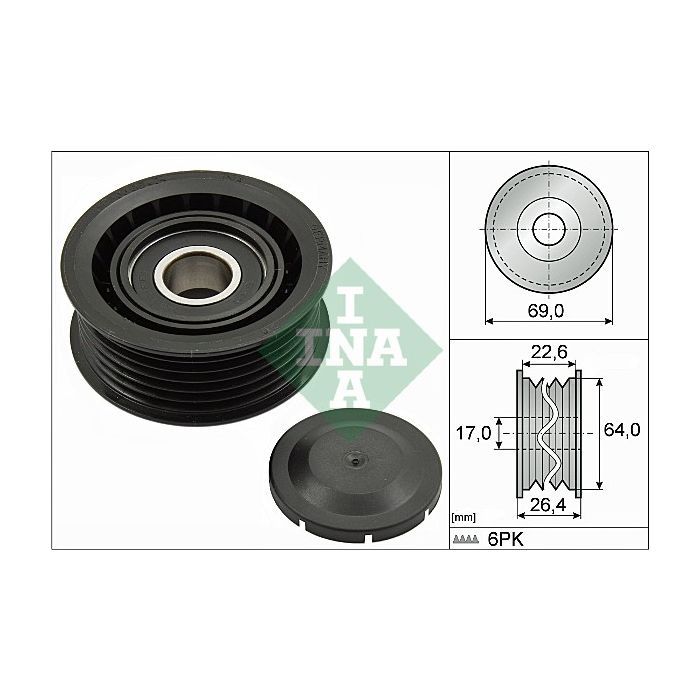 Ролик натяжителя ремня INA 532 0160 10 Фото