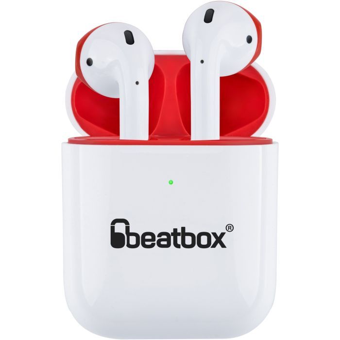Наушники BeatBox PODS AIR 2 Wireless Charging White-Red Фото