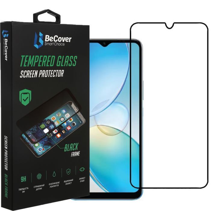 Стекло защитное BeCover Infinix Hot 12і (X665B) Black Фото